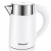 TELESONIC Electric Kettle 1L – TL-106K (Black & White)
